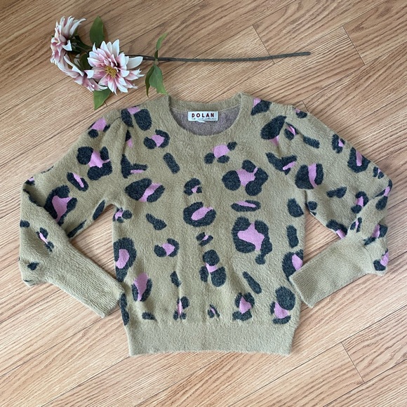 Anthropologie Dolan Left Coast Collection size small cheetah print - Picture 3 of 9